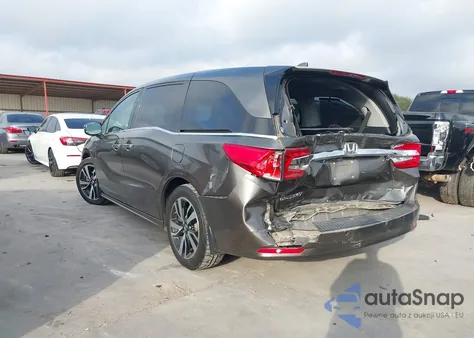 2018 Honda Odyssey Elite z USA, uszkodzony, nr VIN 5FNRL6H99JB032548